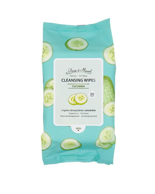 Pineapple Beauty Olivia and Alisson Water Cleansing Wipes - Cucumber