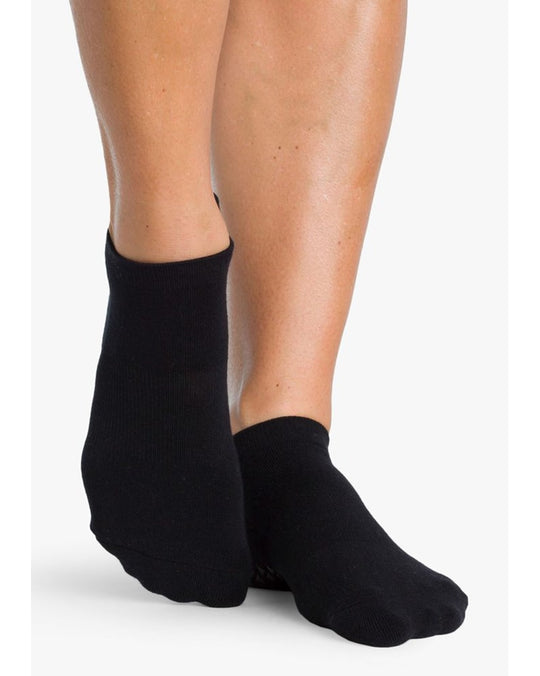 Pointe Studio Union Full Foot Grip Sock - Womens - Black