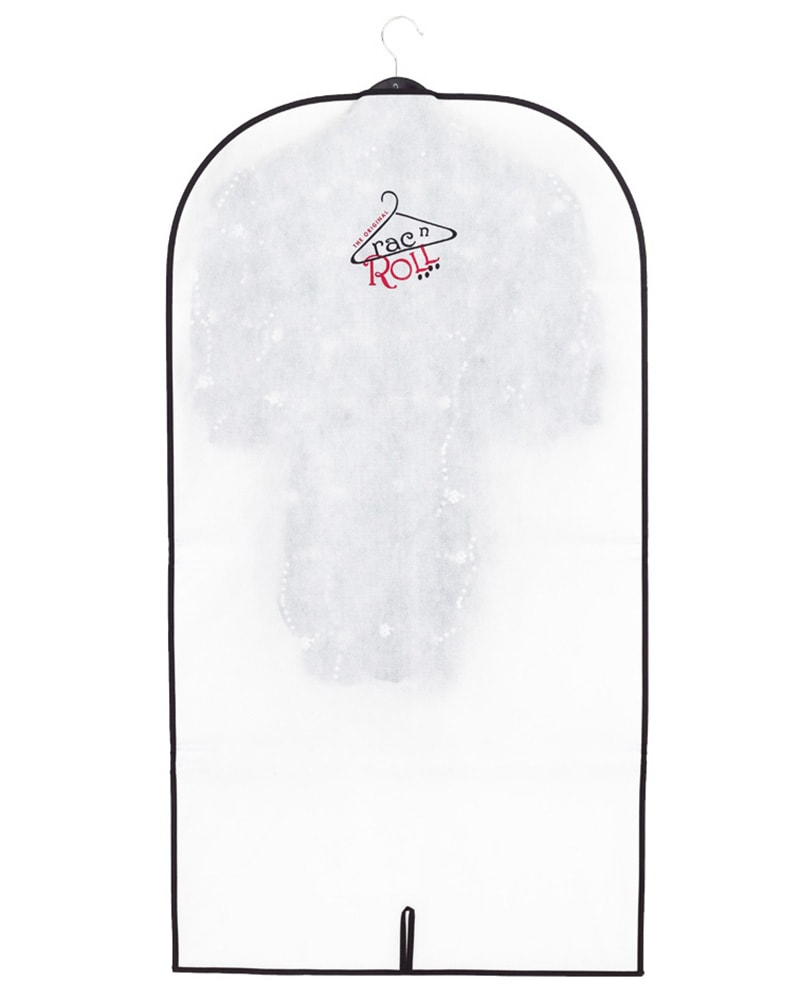 Rac n Roll Full Length Clear Vinyl/Woven Garment Bag With Pockets - Accessories - Dance Bags - Dancewear Centre Canada