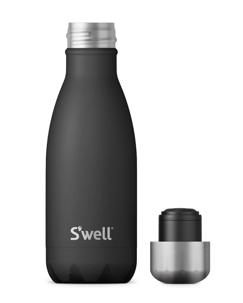 S&#39;well Stone Collection Water Bottle 265 ml - Black Onyx - Accessories - Water Bottles - Dancewear Centre Canada