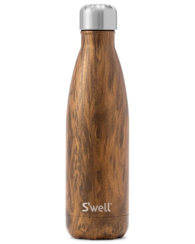 S&#39;well Wood Collection Water Bottle 500 ml - Teakwood Print - Accessories - Water Bottles - Dancewear Centre Canada