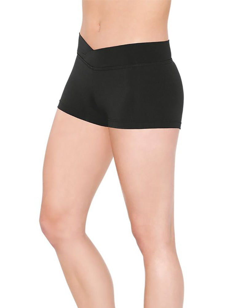 So Danca Aubrey Crossed Waist Shorts - SL80 Womens - Dancewear - Bottoms - Dancewear Centre Canada