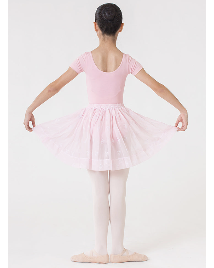 Sonata Chiffon Pull-On Ballet Skirt - SK03 Girls - Pink Slipper Print - Dancewear - Skirts - Dancewear Centre Canada