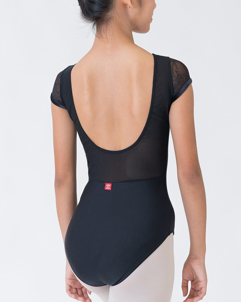 Sonata Ebony Cap-Sleeved U-Back Leotard - PL1802 Womens - Dancewear - Bodysuits &amp; Leotards - Dancewear Centre Canada