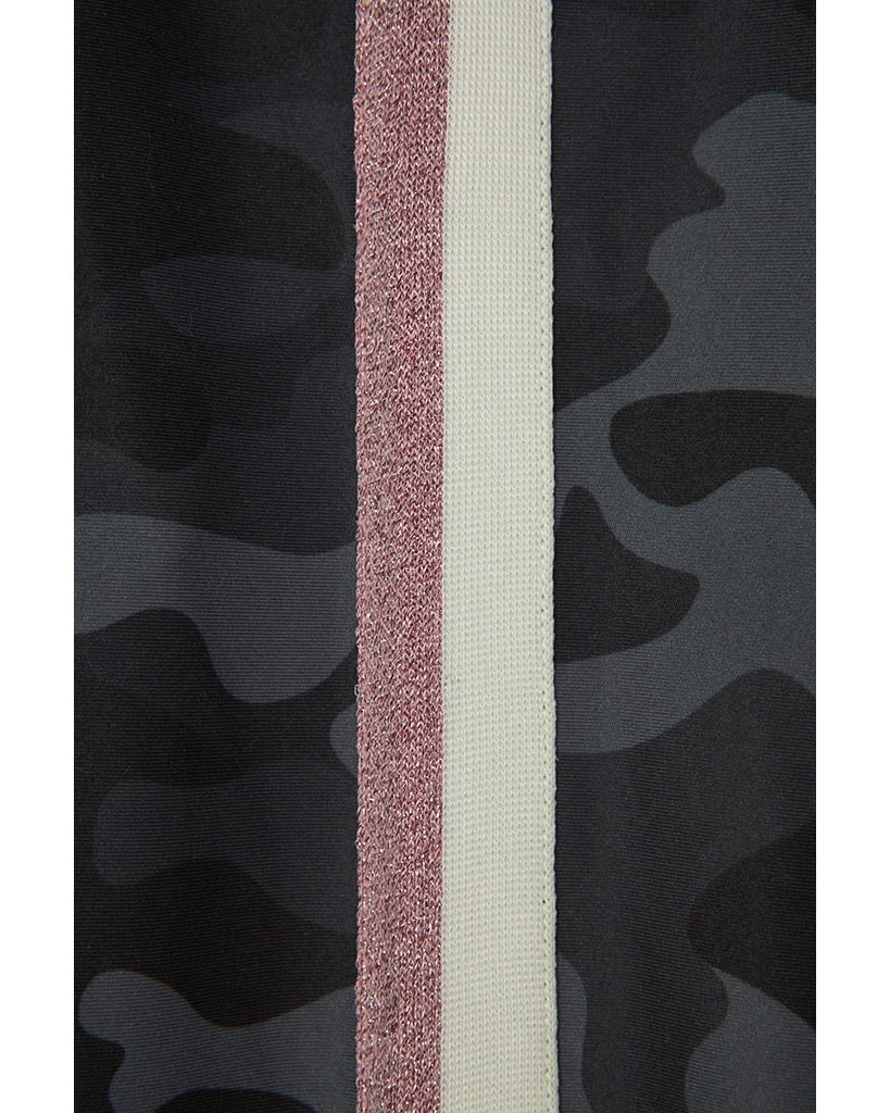 Spiritual Gangster Active Legging - Girls - Black Camo Print - Activewear - Bottoms - Dancewear Centre Canada