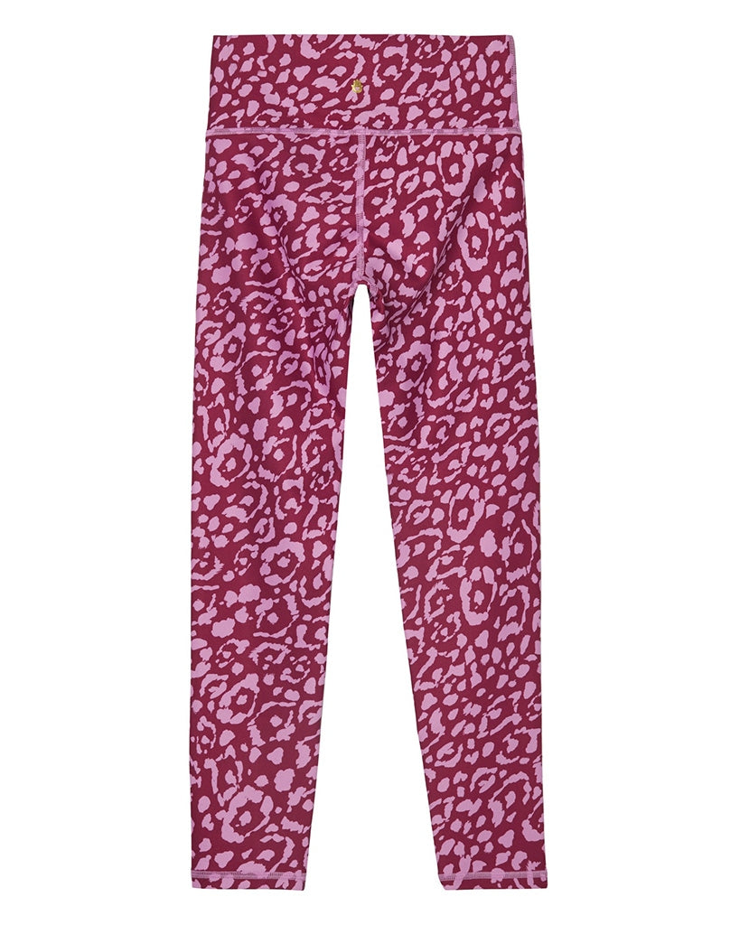 Spiritual Gangster Active Legging - Girls - Wildcat Print - Activewear - Bottoms - Dancewear Centre Canada