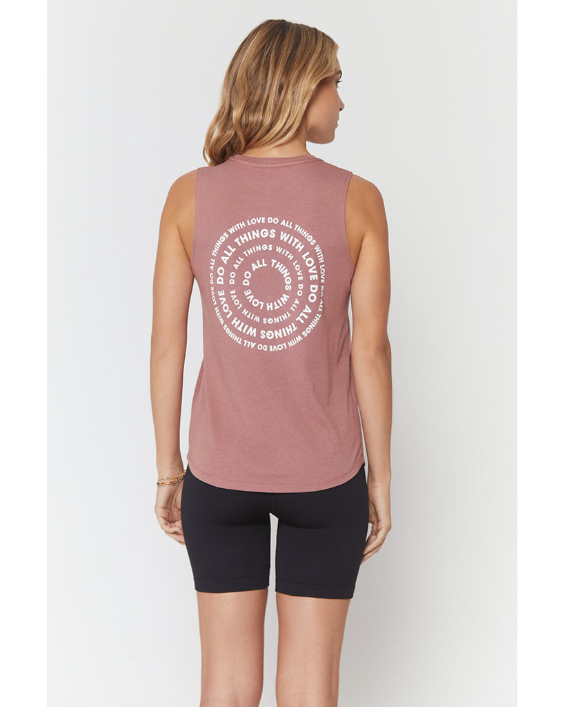 Spiritual Gangster All Things Muscle Tank - SU20411001 - Womens - Cappuccino - Activewear - Tops - Dancewear Centre Canada