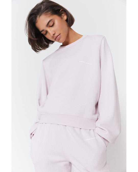 Spiritual Gangster Do All Things Effortless Crew Sweatshirt - SU20417004 - Womens - Wisteria