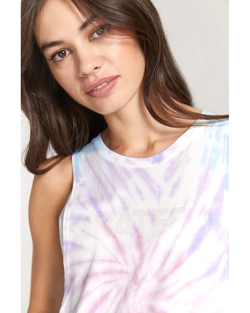 Spiritual Gangster Gratitude Supernova Tank - SU13611019 - Womens - Pastel Swirl Tie Dye - Activewear - Tops - Dancewear Centre Canada