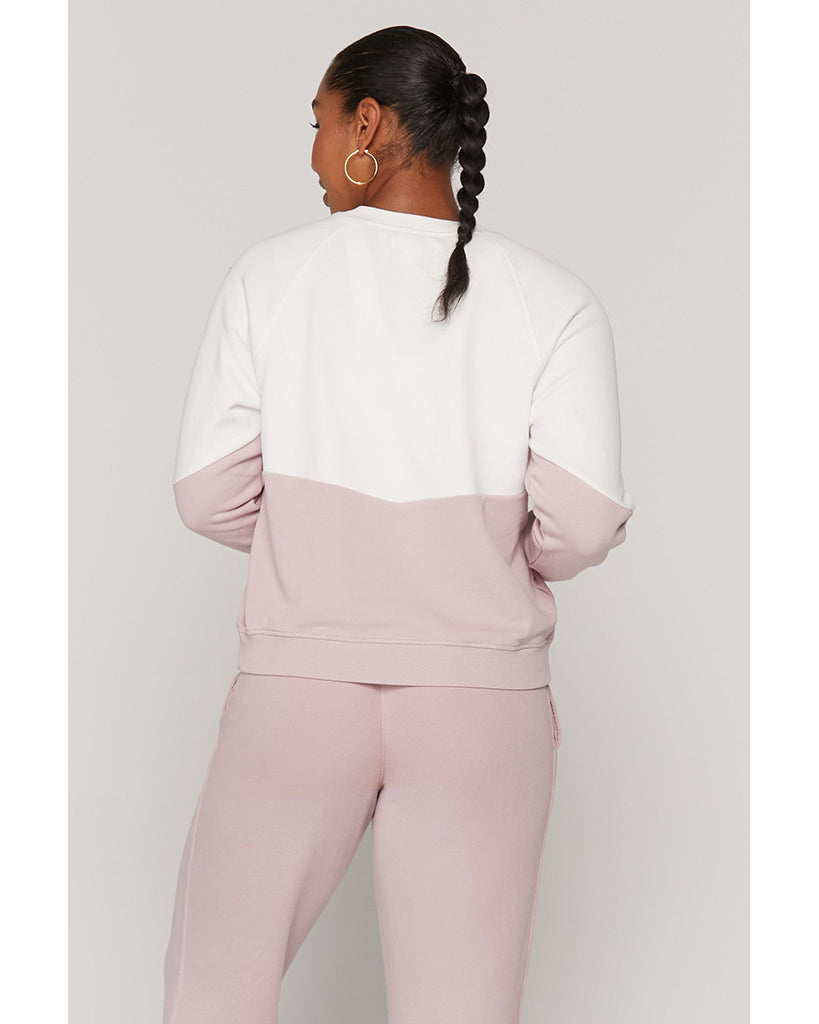 Spiritual Gangster Happy Bridget Raglan Pullover - Womens - Stone/ Rose Quartz - Activewear - Tops - Dancewear Centre Canada