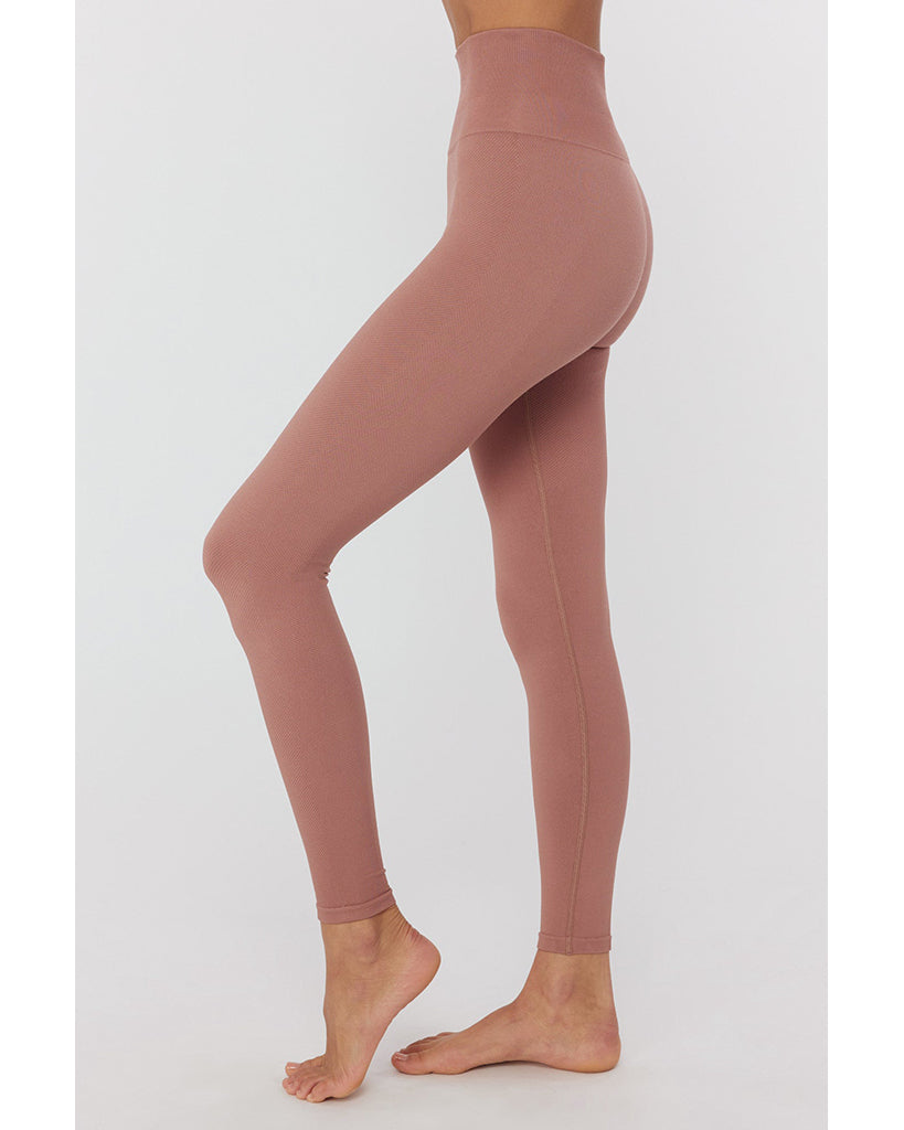 Spiritual Gangster Icon High Waist Legging - SU23677005 - Womens - Cappuccino - Activewear - Bottoms - Dancewear Centre Canada