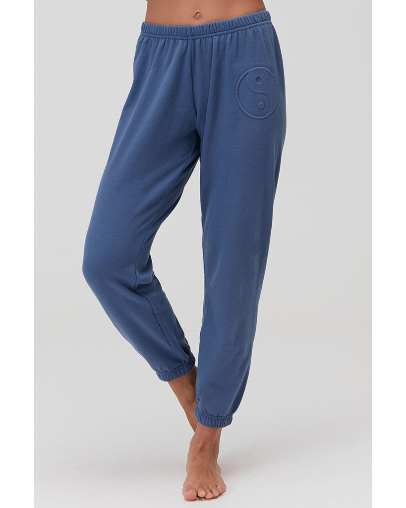 Spiritual Gangster Karma Perfect Vintage Sweatpants - HO20409010 Womens - Dusty Denim