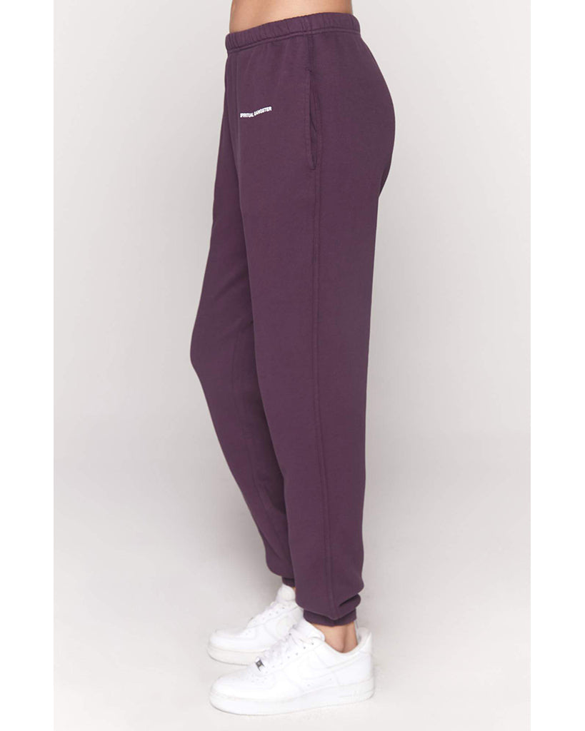 Spiritual Gangster Laguna Sweatpants - FA10409003 - Womens - Blackberry - Activewear - Bottoms - Dancewear Centre Canada