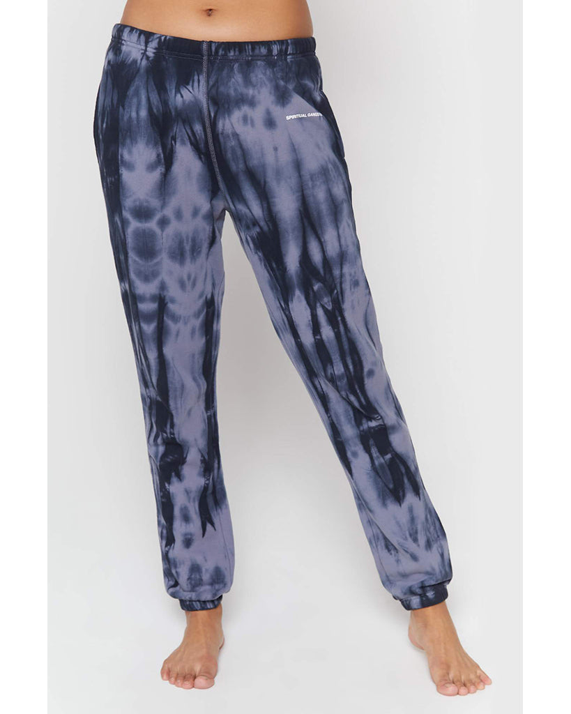 Spiritual Gangster Laguna Sweatpants - HO10409001 - Womens - Steel Tie Dye - Activewear - Bottoms - Dancewear Centre Canada