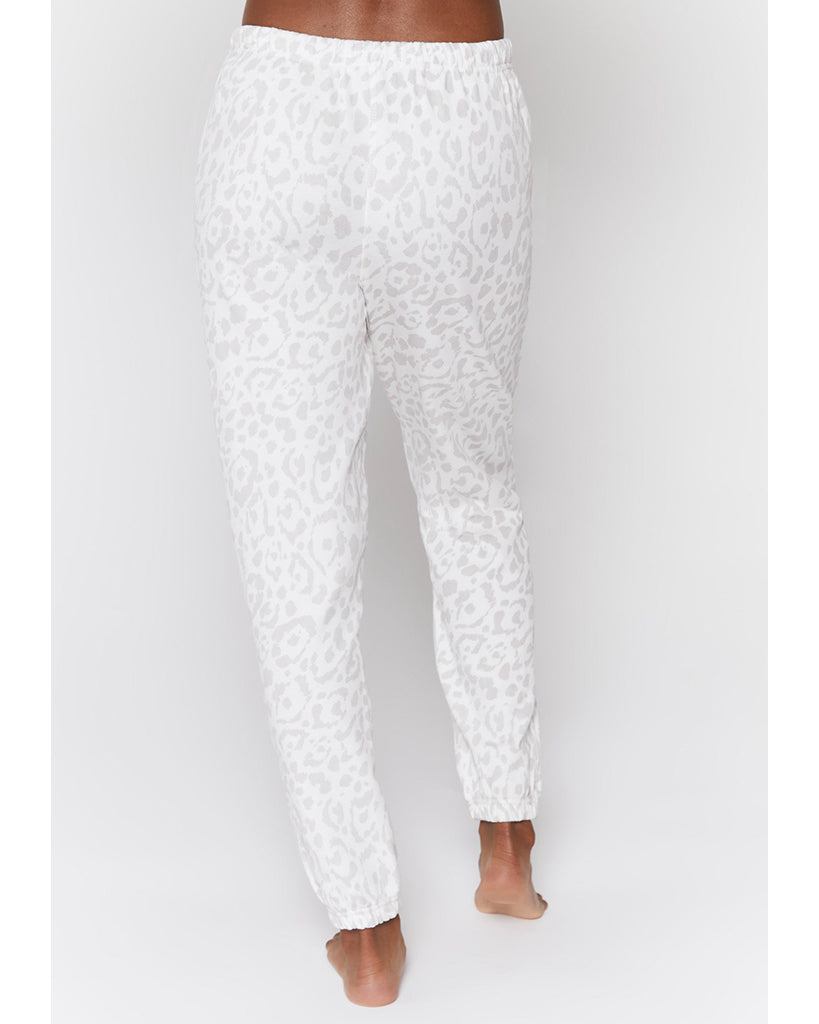 Spiritual Gangster Laguna Sweatpants - Womens - Snow Leopard Print - Activewear - Bottoms - Dancewear Centre Canada