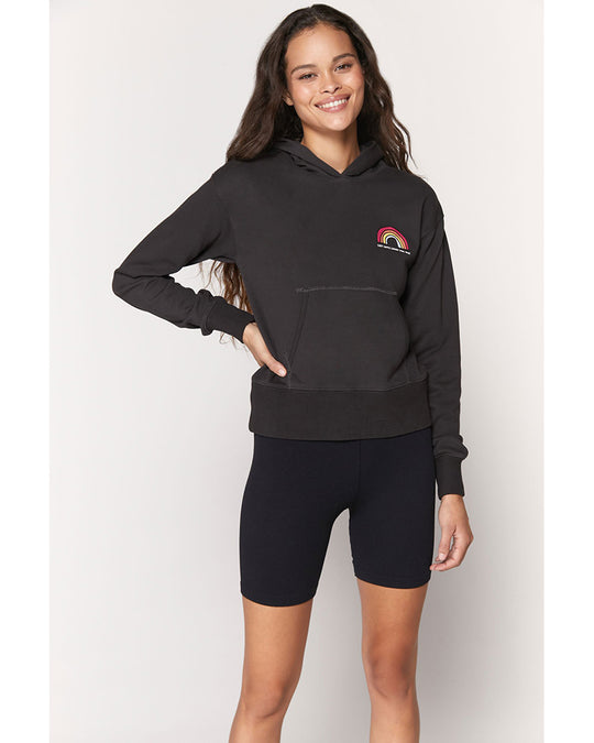 Spiritual Gangster Let Love Skye Hoodie -SP10421010 - Womens - Vintage Black