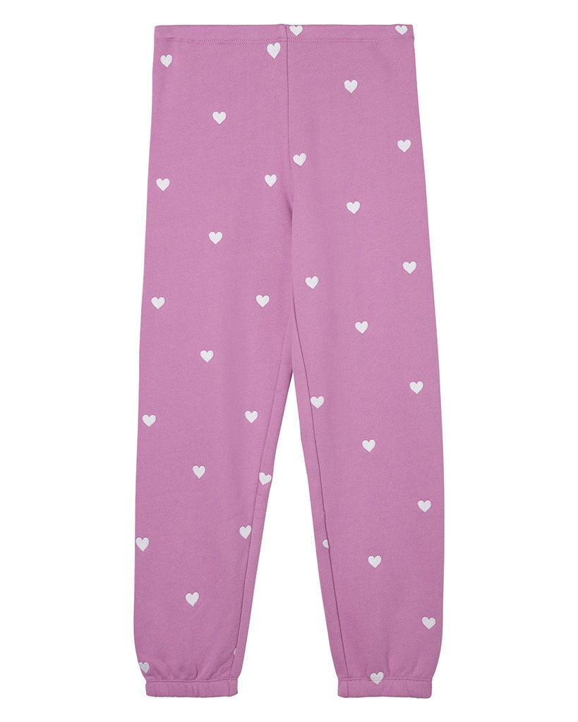 Spiritual Gangster Perfect Sweatpants - Girls - Cupid Hearts Print - Activewear - Bottoms - Dancewear Centre Canada