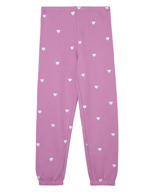 Spiritual Gangster Perfect Sweatpants - Girls - Cupid Hearts Print