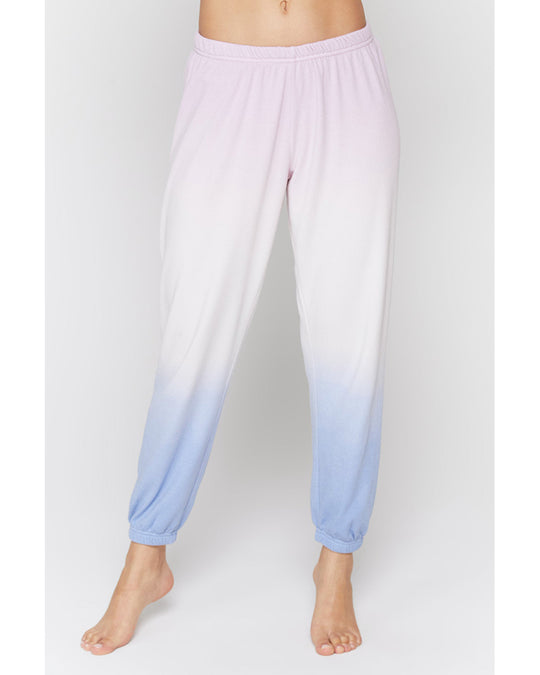 Spiritual Gangster Pixie Ombre Perfect Terry Sweatpants - Womens - Pixie Sky Ombre