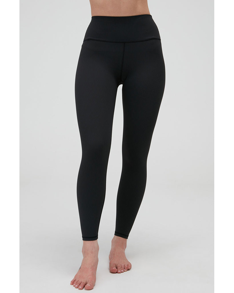 Spiritual Gangster Renew High Waist 7/8 Rib Legging - FA23677018 - Womens - Black