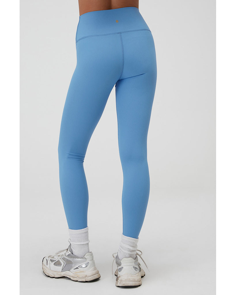 Spiritual Gangster Renew High Waist 7/8 Rib Legging - FA23677018 - Womens - Vivid Blue