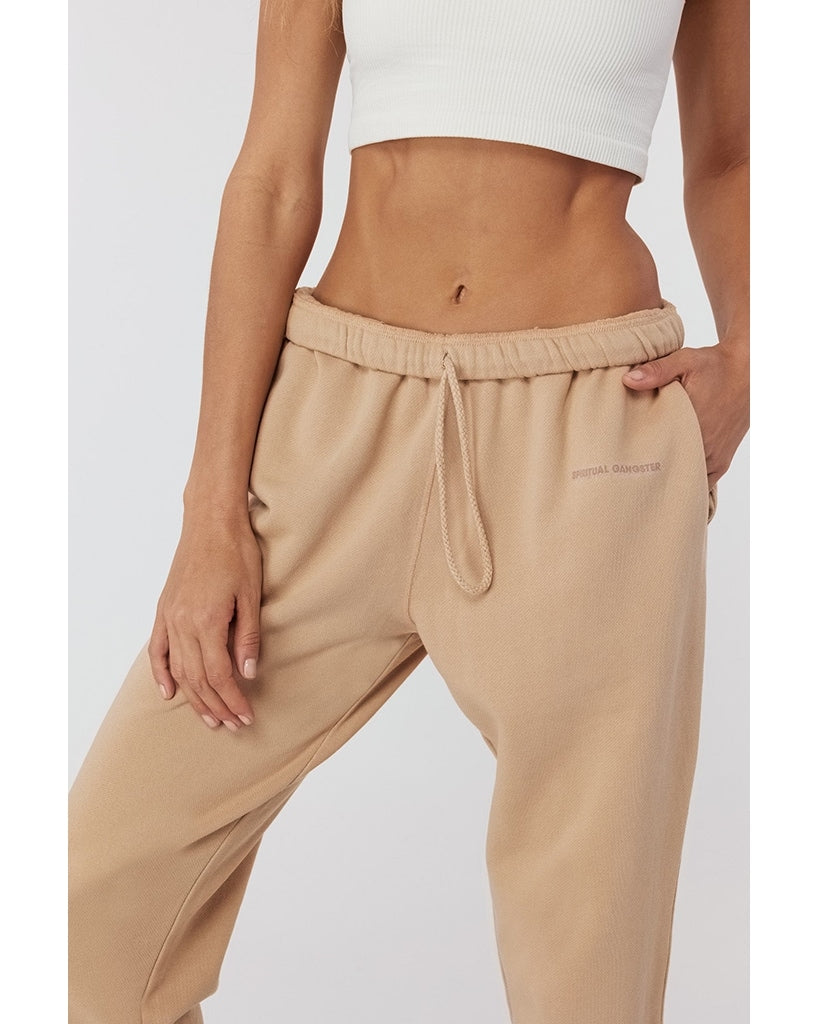 Spiritual Gangster SG Laguna Sweatpants - SU20409002 - Womens - Biscotti - Activewear - Bottoms - Dancewear Centre Canada