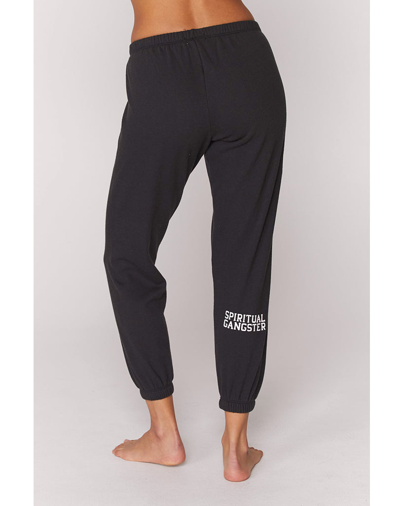 Spiritual Gangster SGV Perfect Sweatpants - CS0409002 - Womens - Vintage Black - Activewear - Bottoms - Dancewear Centre Canada