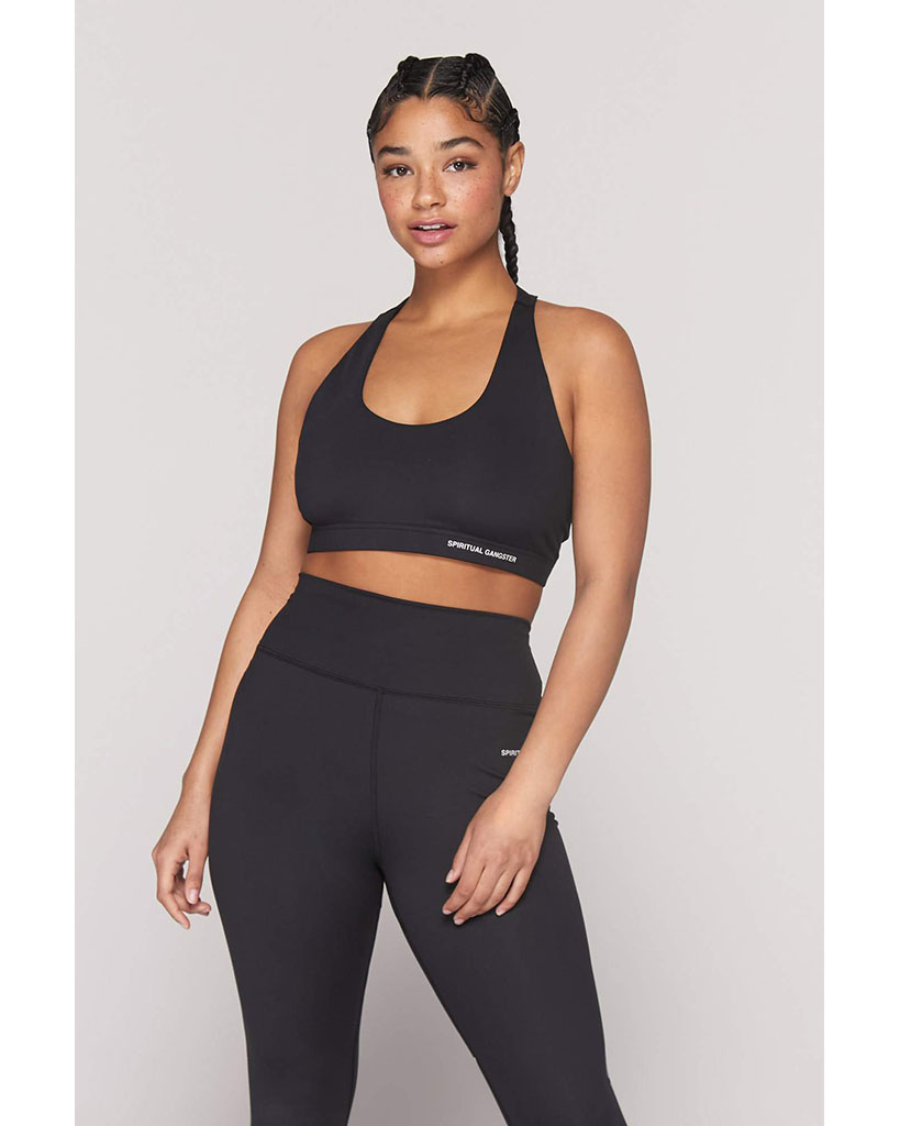 Spiritual Gangster SG Verve Sports Bra - FA13676008 - Womens - Black - Activewear - Tops - Dancewear Centre Canada