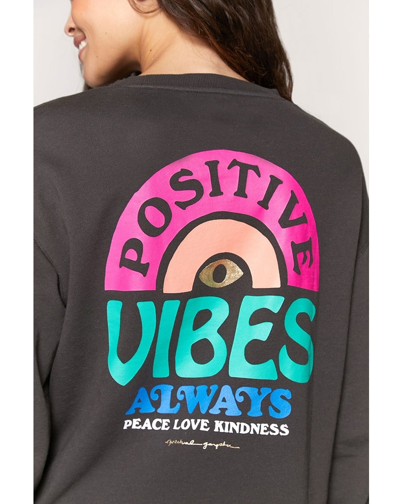 Spiritual gangster good vibes sweatshirt cheap