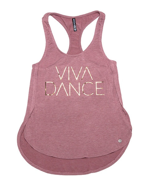 Sugar and Bruno Viva Petal Racerback Tank Top - D8599 Womens - Light Heather Purple - Dancewear - Tops - Dancewear Centre Canada