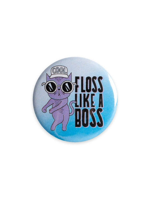 Sugar and Bruno Floss Button - B1244