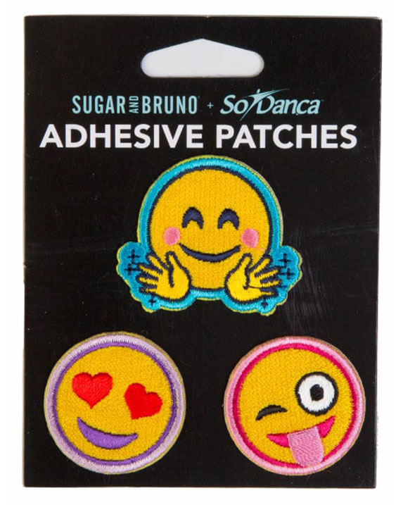 Sugar and Bruno Emoji Adhesive Patch Set - SBSD11 - Accessories - Dance Gifts - Dancewear Centre Canada