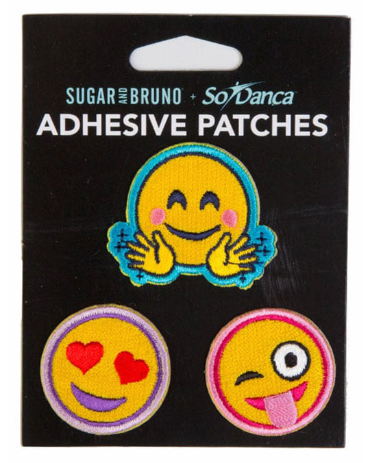 Sugar and Bruno Emoji Adhesive Patch Set - SBSD11