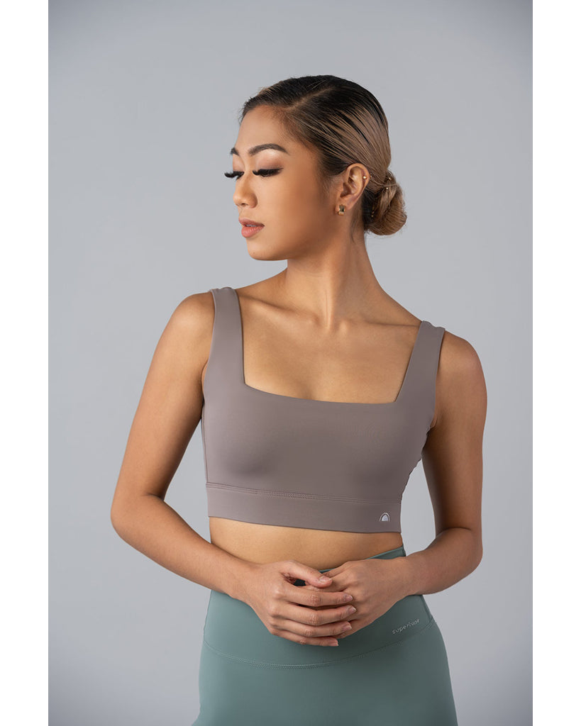 Supertone Avant Square Neck Thick Strap Bra Top - Womens