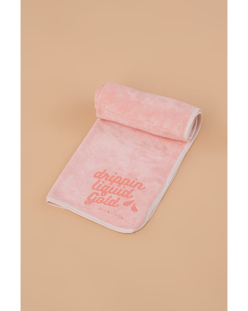 Supertone Microfibre Fitness Towel - Drippin' Liquid Gold