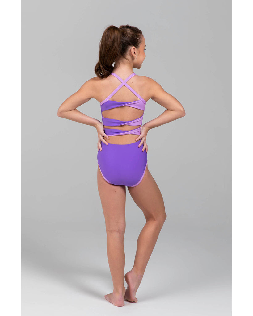 Sylvia P Elodie Camisole Gymnastic Leotard - Girls