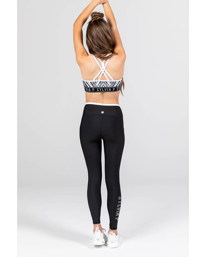 Sylvia P On-the-Go Full Length Legging with Pocket - Girls - Black - Dancewear - Bottoms - Dancewear Centre Canada