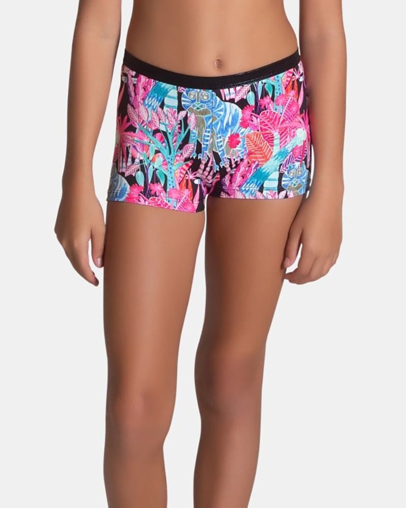 Sylvia P Classic Shorts - Girls - Electric Jungle - Dancewear - Bottoms - Dancewear Centre Canada