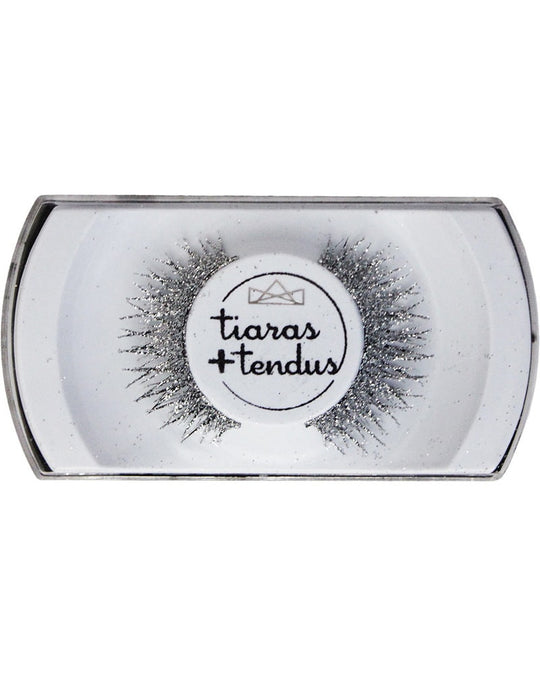 Tiaras + Tendus Glitter Cross Lash Dance Performance Eyelashes - Black