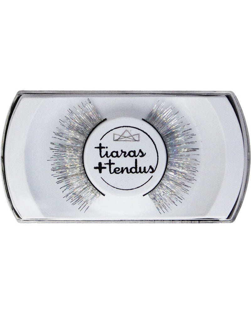Tiaras + Tendus Metallic Bold Lash Dance Performance Eyelashes - Silver - Accessories - Makeup - Dancewear Centre Canada