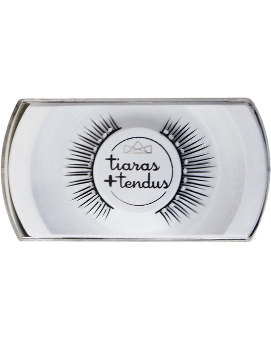 Tiaras + Tendus Rhinestone Band Point Lash Dance Performance Eyelashes - Black