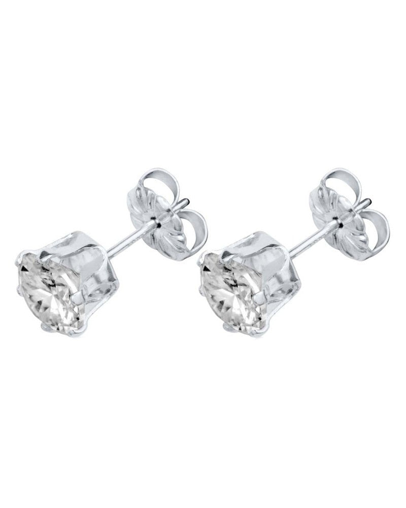 Tiaras + Tendus 12mm Dance Competition Stud Rhinestone Earrings - Accessories - Jewelry - Dancewear Centre Canada