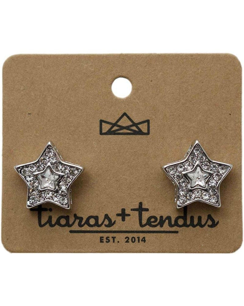 Tiaras + Tendus 17mm Dance Competition Star Stud Rhinestone Earrings - Accessories - Jewelry - Dancewear Centre Canada