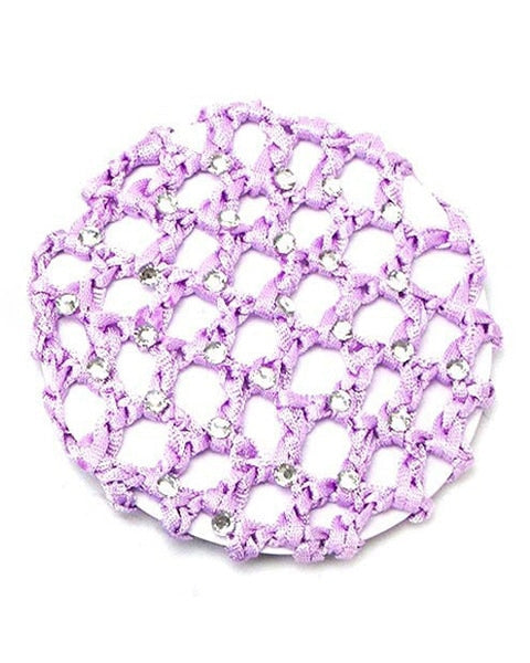 Tiaras + Tendus Crocheted Rhinestone Snood Ballet Bun Cover - Accessories - Hair Care - Dancewear Centre Canada