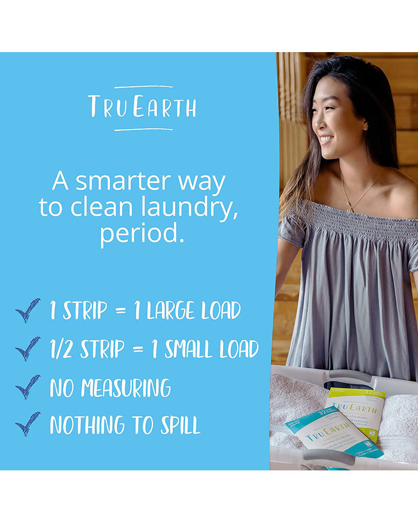 Tru Earth Laundry Strip Detergent 32 Loads - Fresh Linen - Accessories - Shoe Care - Dancewear Centre Canada