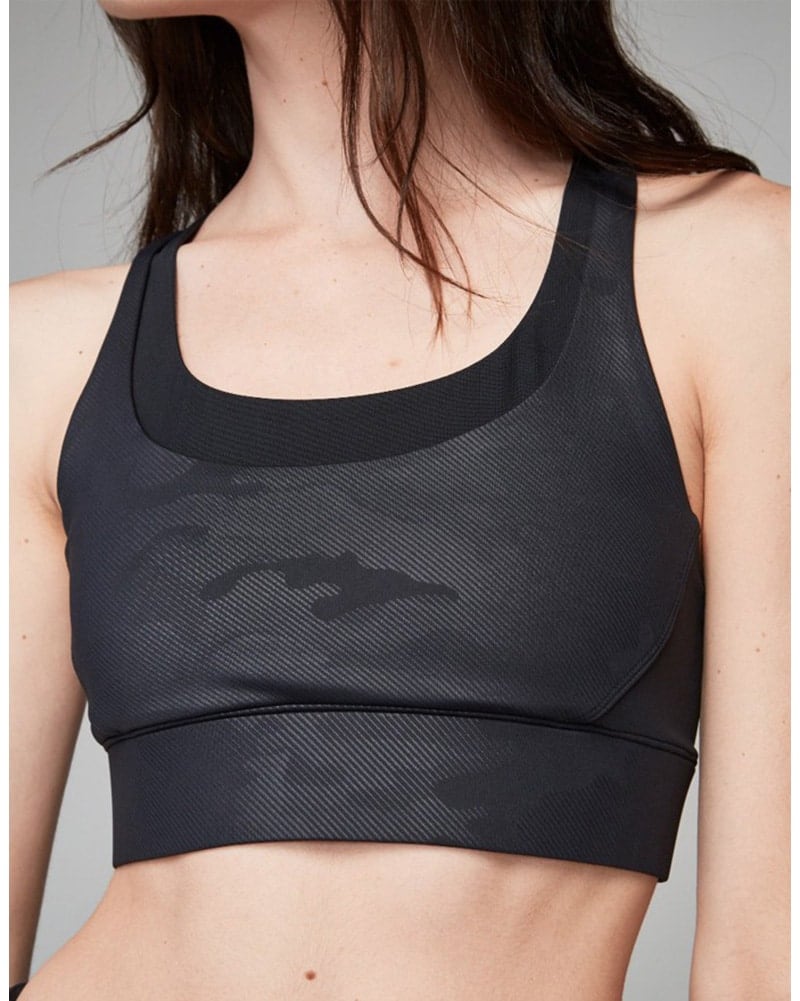 Varley Bolton Sports Bra - Womens - Black Modern Camo Print - Dancewear  Centre