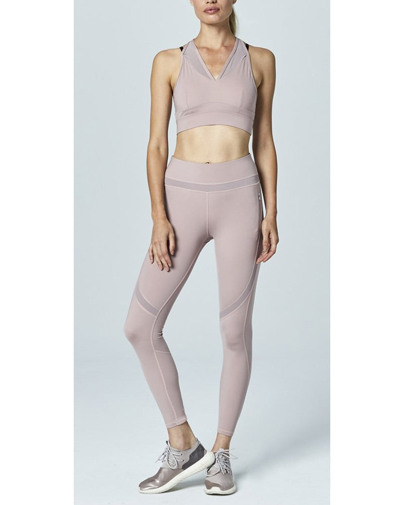 Varley Farrell Legging - Womens - Deauville Pink - Activewear - Bottoms - Dancewear Centre Canada