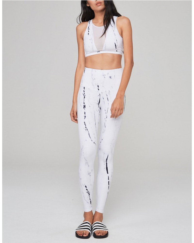Varley Preston Legging Womens Ink Marble Print Dancewear Centre