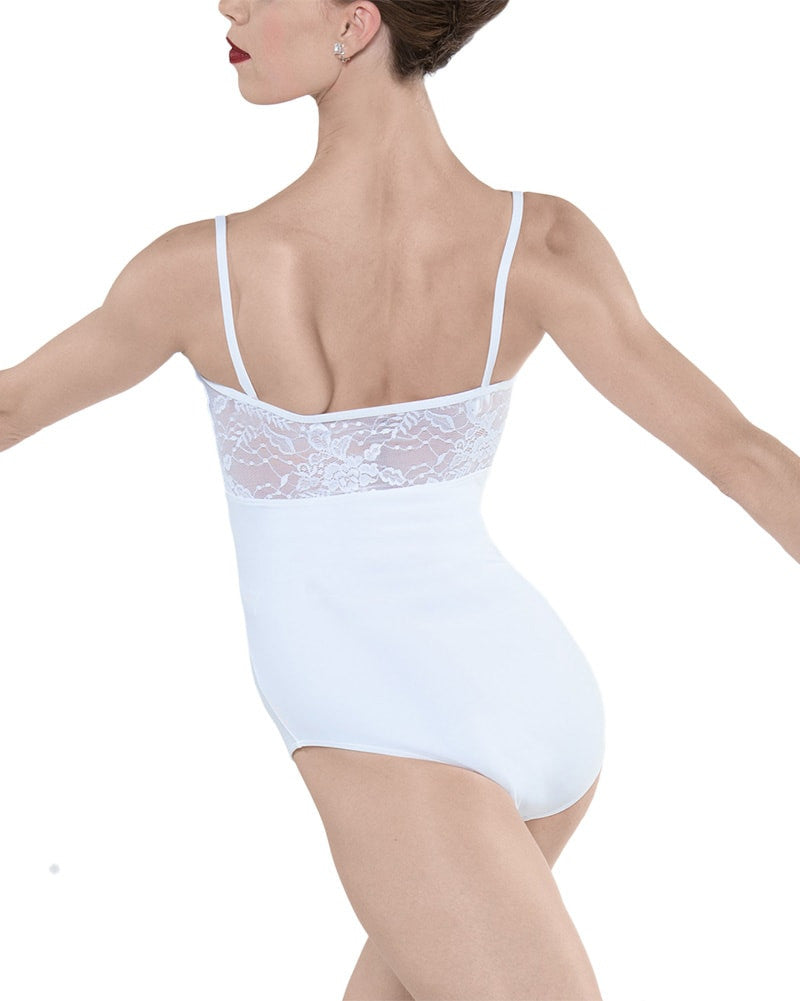 Wear Moi Espoir Lace Overlay Camisole Leotard - Womens Dancewear - Bodysuits &amp; Leotards Wear Moi    Dancewear Centre Canada