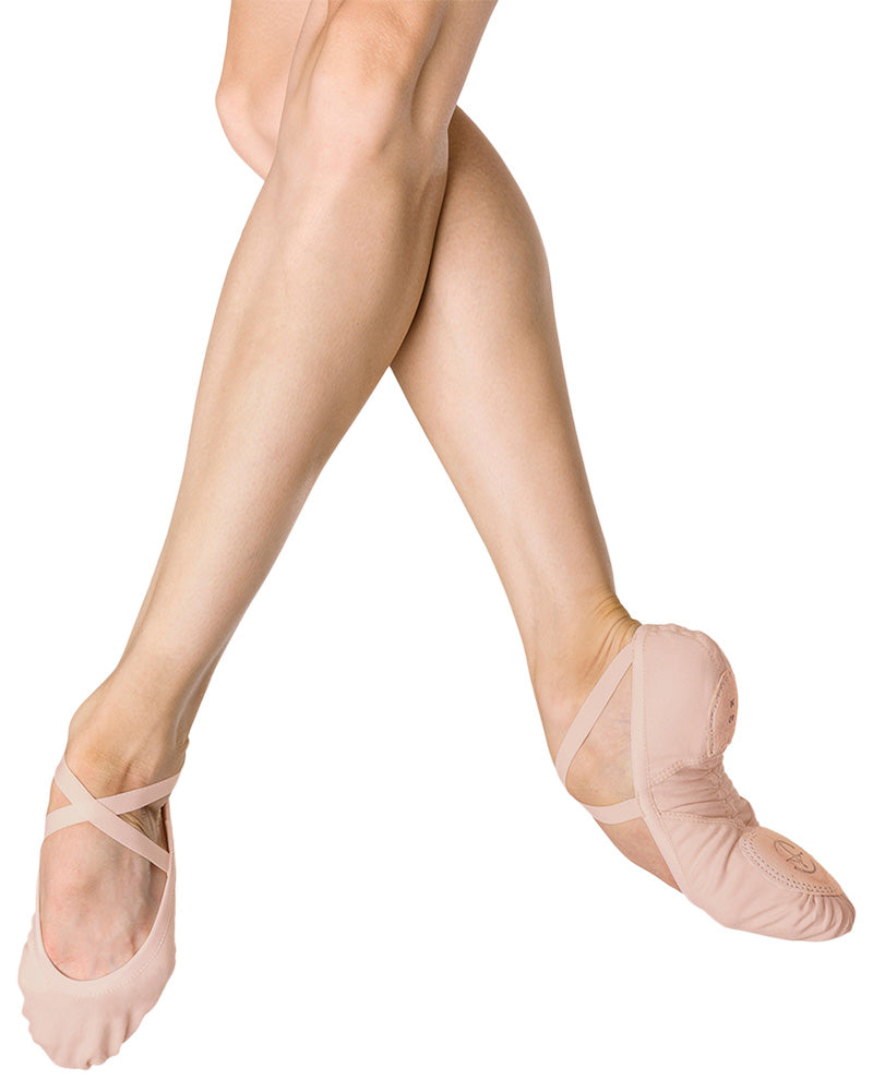 Wear Moi Vesta Premium Stretch Canvas Arch Support Split Sole Ballet Slippers - Womens - Dance Shoes - Ballet Slippers - Dancewear Centre Canada